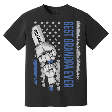 Best Grandpa Ever Unisex Tee - Personalized