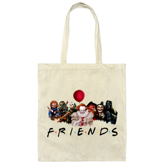 Horror Friends Canvas Tote Bag