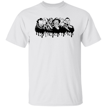 Horror Characters Drip Unisex Tee