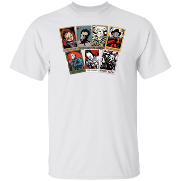 Horror Movie Characters Unisex Tee