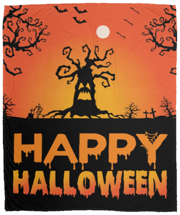 Halloween Plush Fleece Blanket