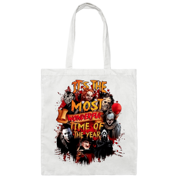 Wonderful Time Canvas Tote Bag