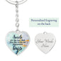 Smile is the Key Keychain