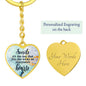 Smile is the Key Keychain