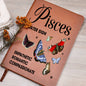 Pisces - Leather Journal