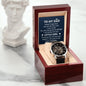 Dad - Your Little Girl - Men's Openwork Watch