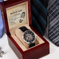 Bonus Dad - Life Is Better - Men's Openwork Watch