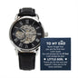Dad - Your Little Girl - Men's Openwork Watch