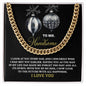 My Man-On My Face-Cuban Link Chain