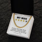 My Man-5 Stars-Cuban Link Chain