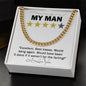 My Man-5 Stars-Cuban Link Chain