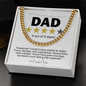 Dad-Five Stars-Cuban Link Chain