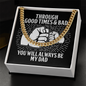 Dad-Be My Dad-Cuban Link Chain