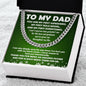 Dad - Superhero - Cuban Link Chain