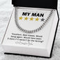 My Man-5 Stars-Cuban Link Chain