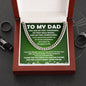 Dad - Superhero - Cuban Link Chain