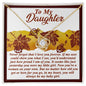 Daughter-Precious Treasure-Love Knot Necklace