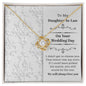 Daughter-In-Law Wedding-Be The One-Love Knot Necklace