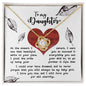 Daughter-On Your Face-Love Knot Necklace