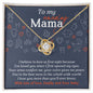 Mom To Be-At First Sight-Love Knot Necklace