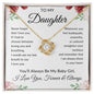 Daughter - Forever & Always - Love Knot Necklace