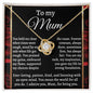 Mom-By My Side-Love Knot Necklace