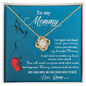Mom To Be-Nose To Nose-Love Knot Necklace