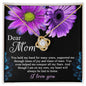 Mom-Held My Hand-Love Knot Necklace