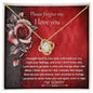 Sorry-One Last Chance-Love Knot Necklace