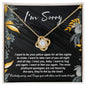 Sorry-Be Your Pillow-Love Knot Necklace