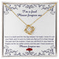 Sorry-I'm A Fool-Love Knot Necklace
