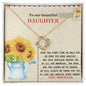 Daughter-The First Time-Love Knot Necklace