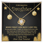 Daughter-The Best Thing-Love Knot Necklace