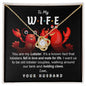 Wife-Old Lobster Couples-Love Knot Necklace