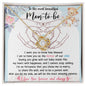 Mom To Be-You Chose Me-Love Knot Necklace