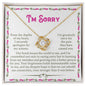 Sorry-A Better Person-Love Knot Necklace