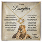 Daughter - Promise - Love Knot Necklace