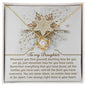 Daughter-You Can Go-Love Knot Necklace