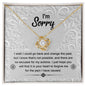 Sorry-Change The Past-Love Knot Necklace