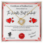 Love Certificate-Cupid Witnessed-Love Knot Necklace