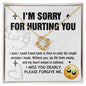 Sorry-Travel Back-Love Knot Necklace