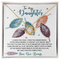 Daughter-Pray You Know-Love Knot Necklace