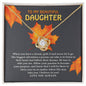 Daughter-To Their Heart-Love Knot Necklace