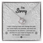 Sorry-Change The Past-Love Knot Necklace