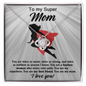 Mom-A Fearless Woman-Love Knot Necklace