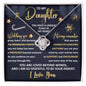 Daughter - Unique Place - Love Knot Necklace