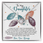 Daughter-Pray You Know-Love Knot Necklace
