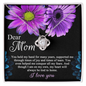 Mom-Held My Hand-Love Knot Necklace