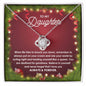 Daughter-Rule Your World-Love Knot Necklace
