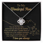 Mom-The Lion-Love Knot Necklace